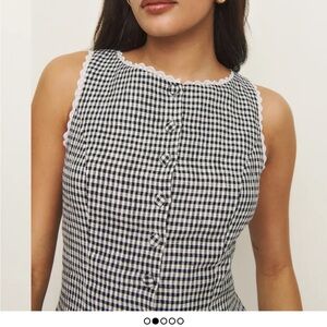 Reformation Amela linen top